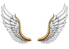 Angel Wings Lower Back Temporary Tattoo - Upper & Lower Back Tattoos