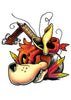 Game Over 4 Temporary Tattoo Set