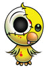 Zombie Bird Temporary Tattoo - Pettoo Zombies