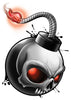 Black, Gray and Red Temporary Tattoo Set