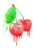 Cherries Temporary Tattoo - Watercolor Tattoos