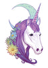 Glitter Unicorn Temporary Tattoo Set