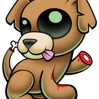 Zombie Puppy Temporary Tattoo - Pettoo Zombies