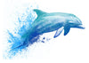 Dolphin Temporary Tattoo - Watercolor Tattoos