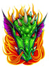 Dragon Temporary Tattoo - Boy Laser Foil Tattoos