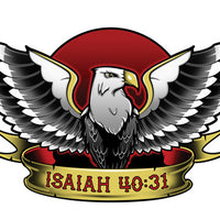 Isaiah 40:31 Temporary Tattoo - Biblical Tattoos - Jesus Tattoos