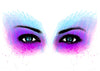Eyes Temporary Tattoo - Watercolor Tattoos