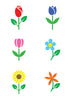 Mini Colors Temporary Tattoo Set