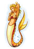 Gold mermaid