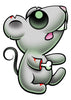 Zombie Mouse Temporary Tattoo - Pettoo Zombies