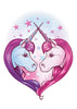 Glitter Unicorn Temporary Tattoo Set