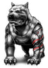 Muscle Pit Temporary Tattoos - Inked Dogs Tattoos