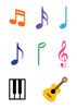 Mini Colors Temporary Tattoo Set