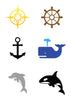 Mini Colors Temporary Tattoo Set