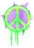 Peace Sign Temporary Tattoo - Watercolor Tattoos