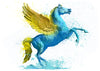 Pegasus Temporary Tattoo - Watercolor Tattoos