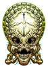 Predator Skull Temporary Tattoo - Savage Skulls