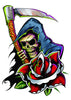 Reaper Temporary Tattoo - Boy Laser Foil Tattoos