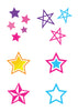 Mini Colors Temporary Tattoo Set