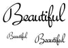 Beautiful Temporary Tattoo-Script Tattoos