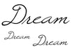 Dream Temporary Tattoo-Script Tattoos