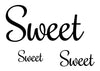Sweet Temporary Tattoo-Script Tattoos