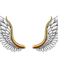 Angel Wings Lower Back Temporary Tattoo - Upper & Lower Back Tattoos