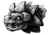 Aztec Dragon Temporary Tattoo - Negro y Gris Black and Grey Tattoos