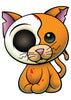 Zombie Kitty Temporary Tattoo - Pettoo Zombies