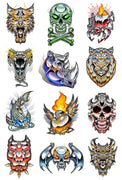 Chrome Temporary Tattoo Set