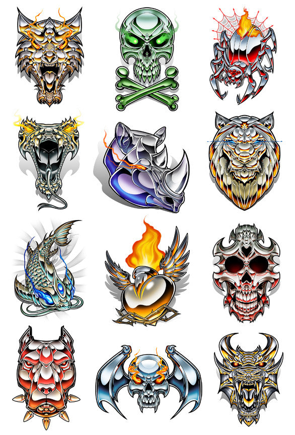 Metallic Looking Tattoo