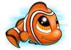 Clown Fish Temporary Tattoo - Under The Sea Tattoos