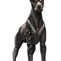 Sleeved Doberman Temporary Tattoos - Inked Dogs Tattoos