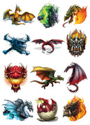 Dragon Temporary Tattoo Set