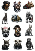 Inked Dogs Temporary Tattoo Set