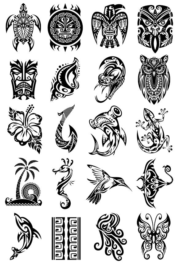 Island Ink Temporary Tattoo Set