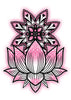 Pink and Black 2 Temporary Tattoo Set