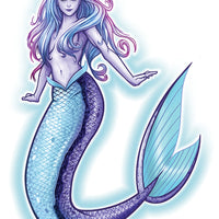 Purple mermaid