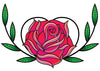 Rose Heart Lower Back Temporary Tattoo - Upper & Lower Back Tattoos