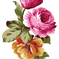 Three Flowers Temporary Tattoo - Vintage Floral Tattoos