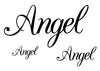 Angel Temporary Tattoo-Script Tattoos