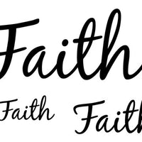 Faith Temporary Tattoo-Script Tattoos