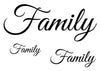 Family Temporary Tattoo-Script Tattoos