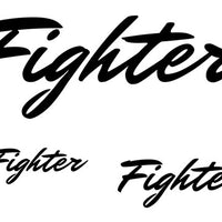 Fighter Temporary Tattoo-Script Tattoos