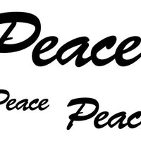 Peace Temporary Tattoo-Script Tattoos